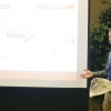 James Wangercyn makes a presentation during the SCI sponsored contest for the best new idea for media outlets.