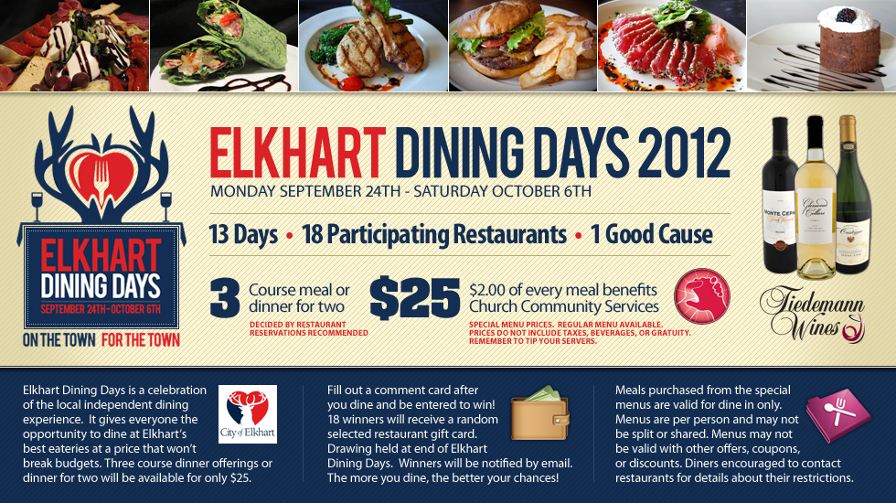 elkhart dining days